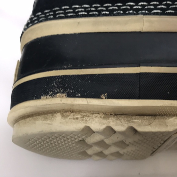 Sorel Joan of Artic Boots Size 8 in Black and Tan - Picture 10 of 10